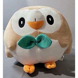 Pokemon Sun and Moon Rowlet Stuffed Plush Animal 2017  8"